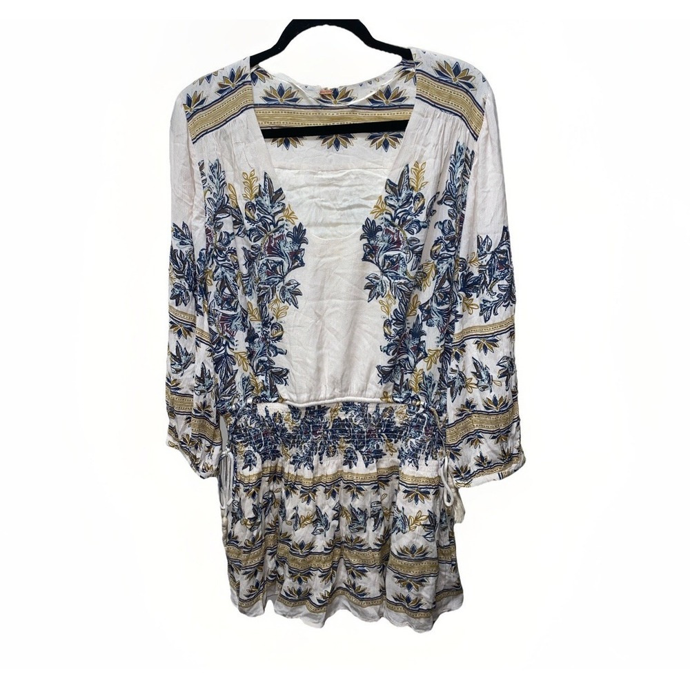 Free People Moonlight Drive Mini Dress Boho Ivory Cottagecore